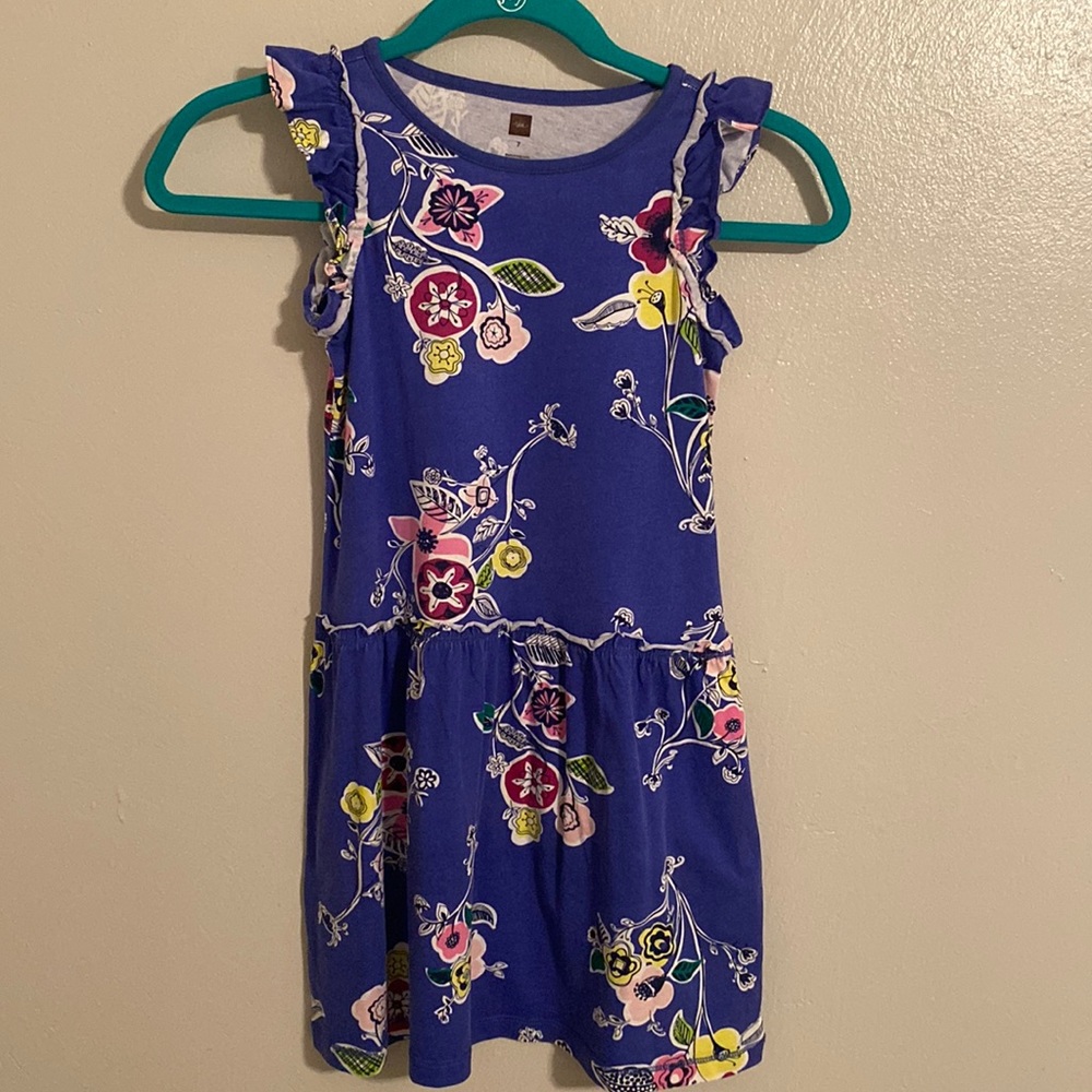 Tea Collection Sleeveless Ruffled Dress